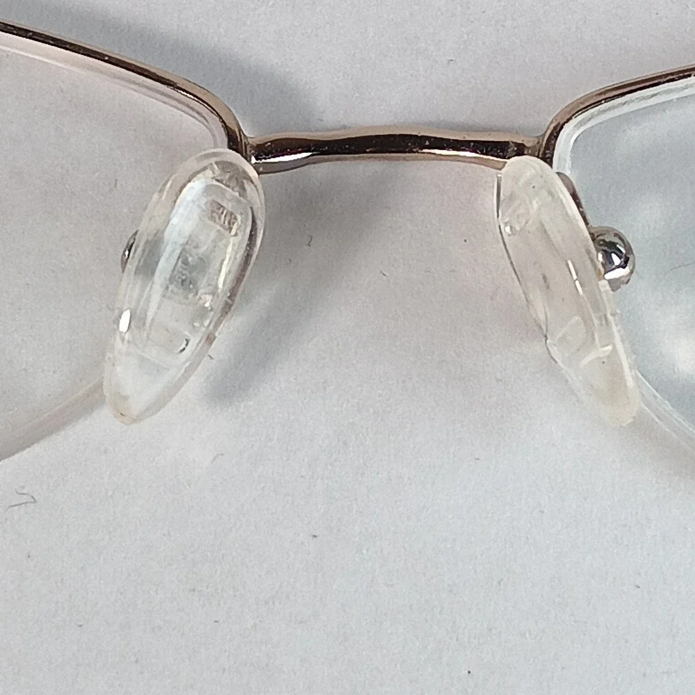 Joan Collins 9635 GBR 50-18-140 Gold/Brown Metal Half Rim Eyeglasses FRAME